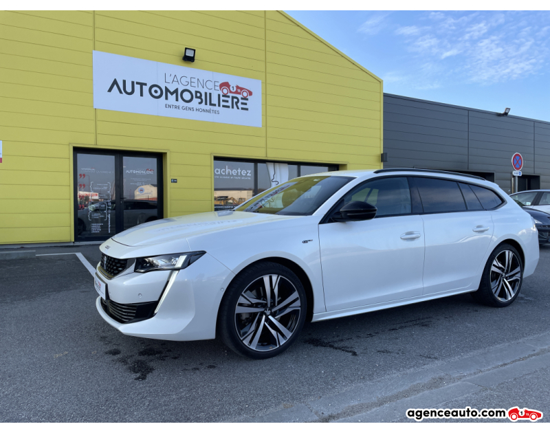 Achat voiture occasion, Auto occasion pas cher | Agence Auto Peugeot 508 SW GT 2.0 BlueHDi 180ch Blanc Année 2019 Automatique Diesel